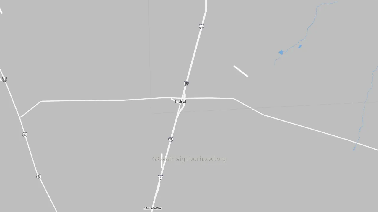 Transit Grade map of Encinal, TX
