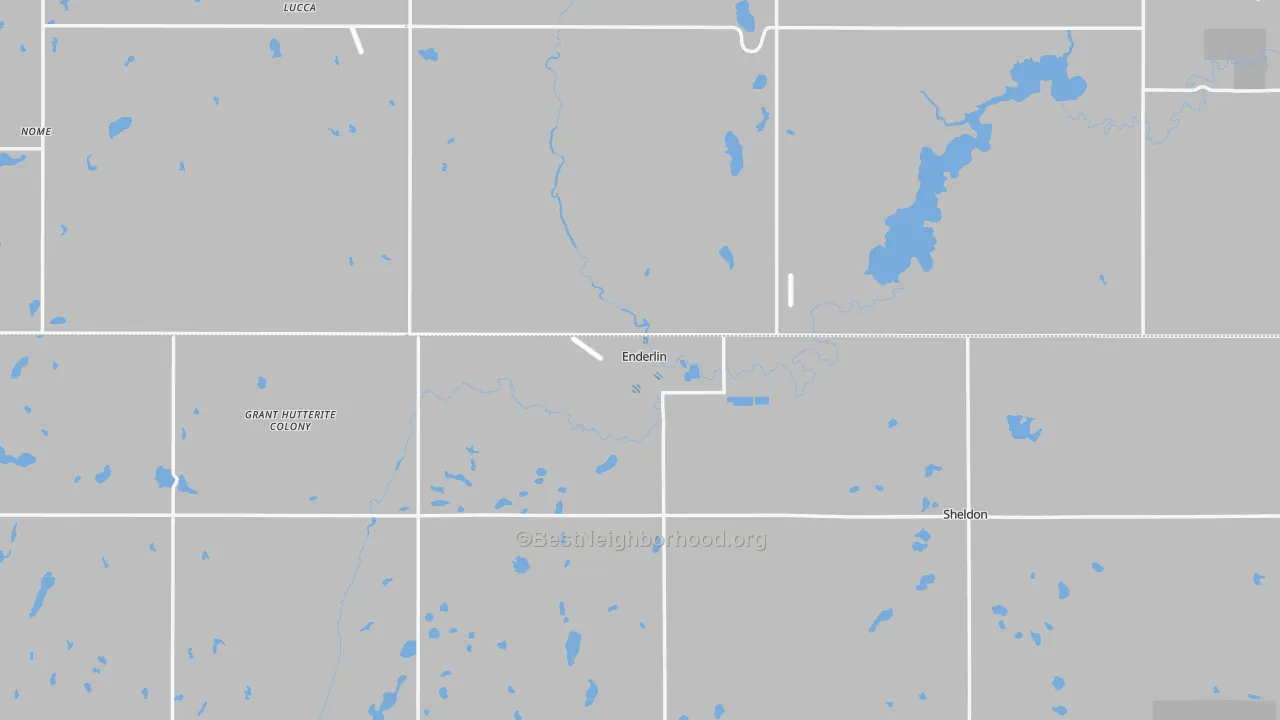 Transit Grade map of Enderlin, ND