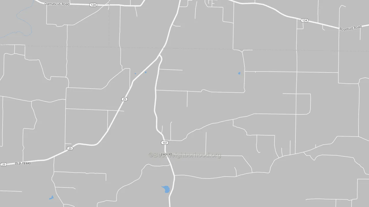 Transit Grade map of Enders, AR