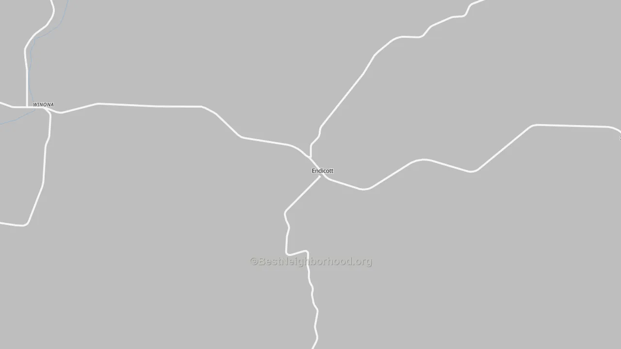 Transit Grade map of Endicott, WA
