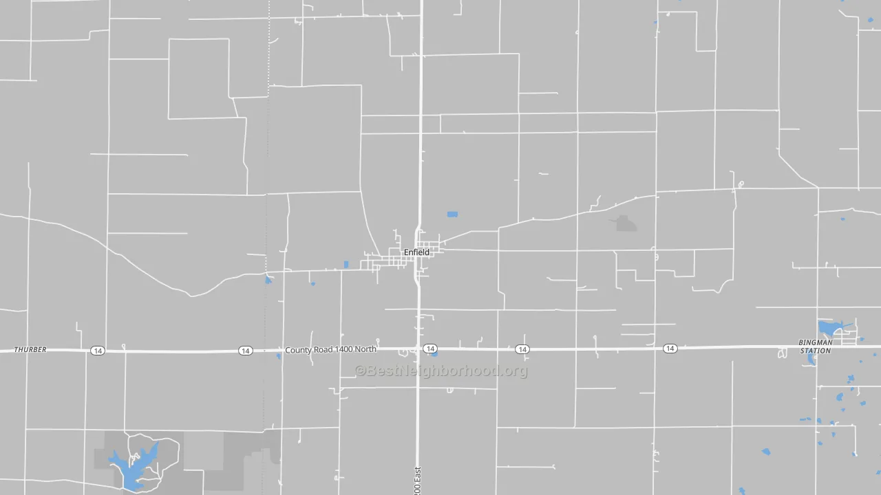 Transit Grade map of Enfield, IL
