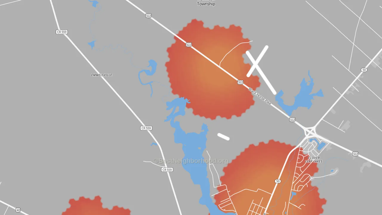 Transit Grade map of English Creek, NJ
