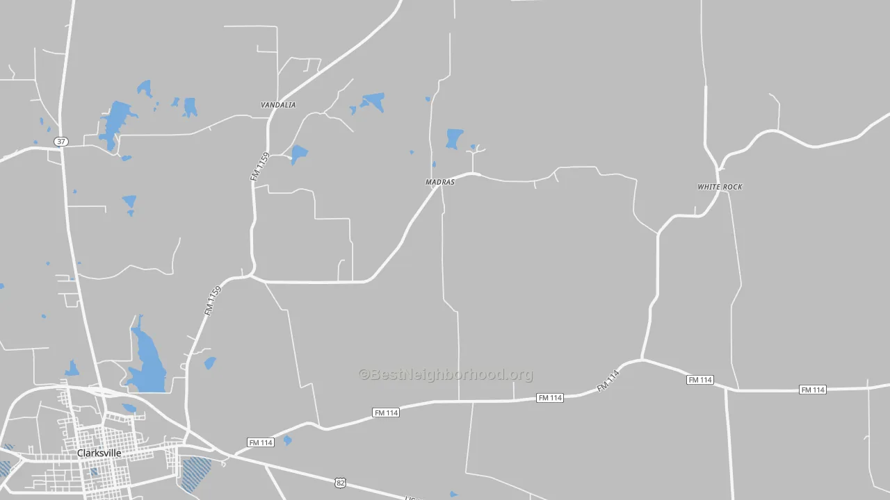 Transit Grade map of English, TX