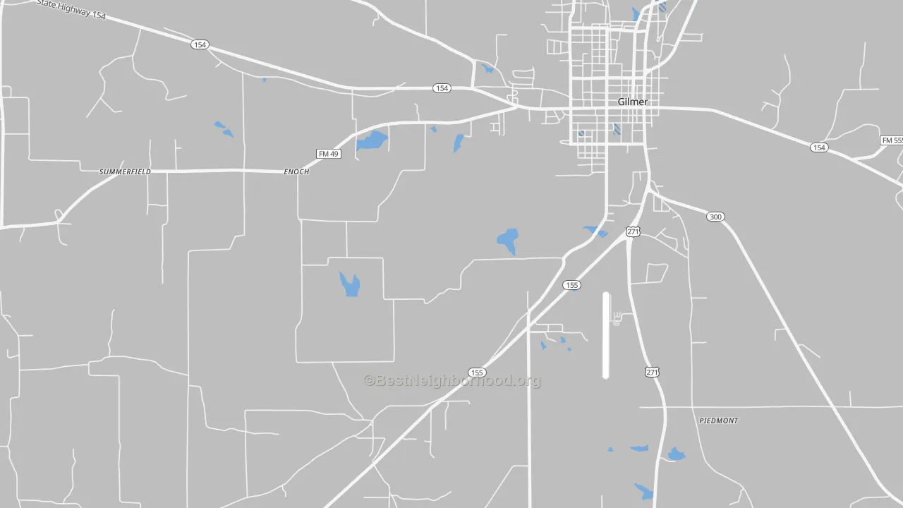 Transit Grade map of Enoch, TX