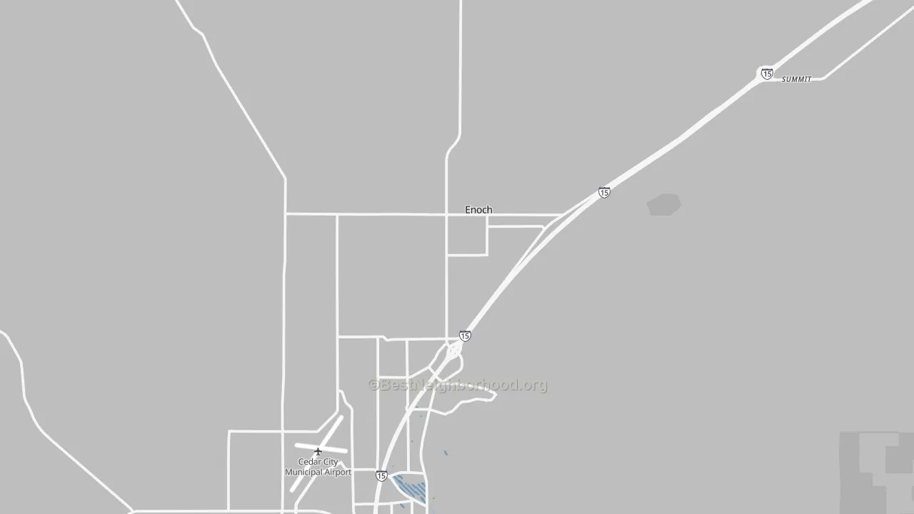 Transit Grade map of Enoch, UT