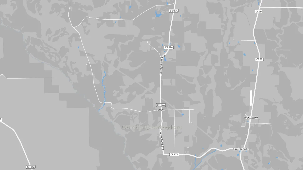 Transit Grade map of Enon, FL