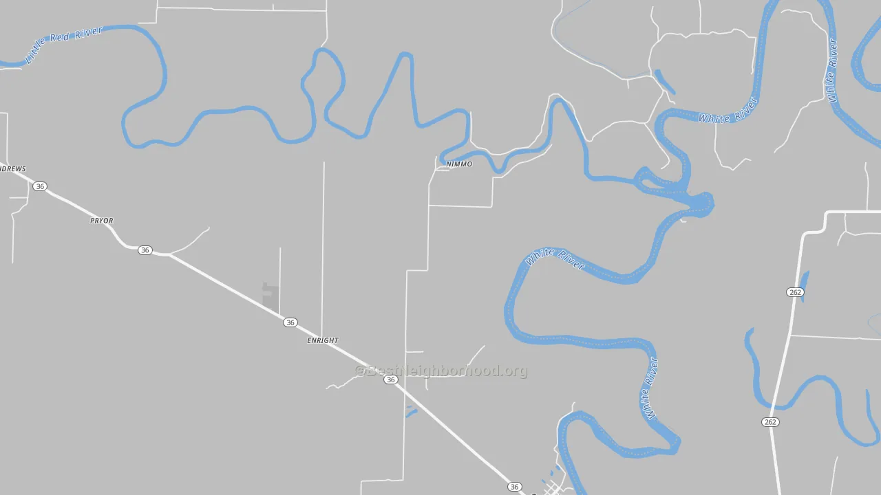 Transit Grade map of Enright, AR