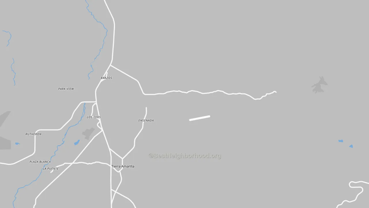 Transit Grade map of Ensenada, NM