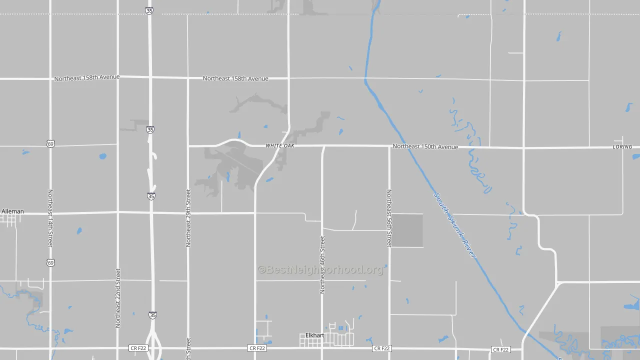 Transit Grade map of Enterprise, IA