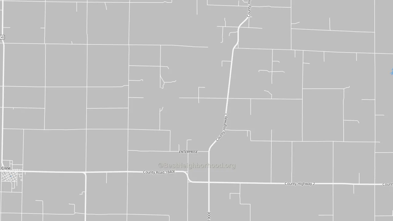 Transit Grade map of Enterprise, IL