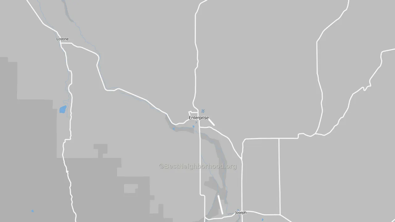 Transit Grade map of Enterprise, OR