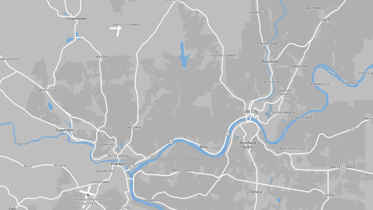 Transit Grade map of Enterprise, PA