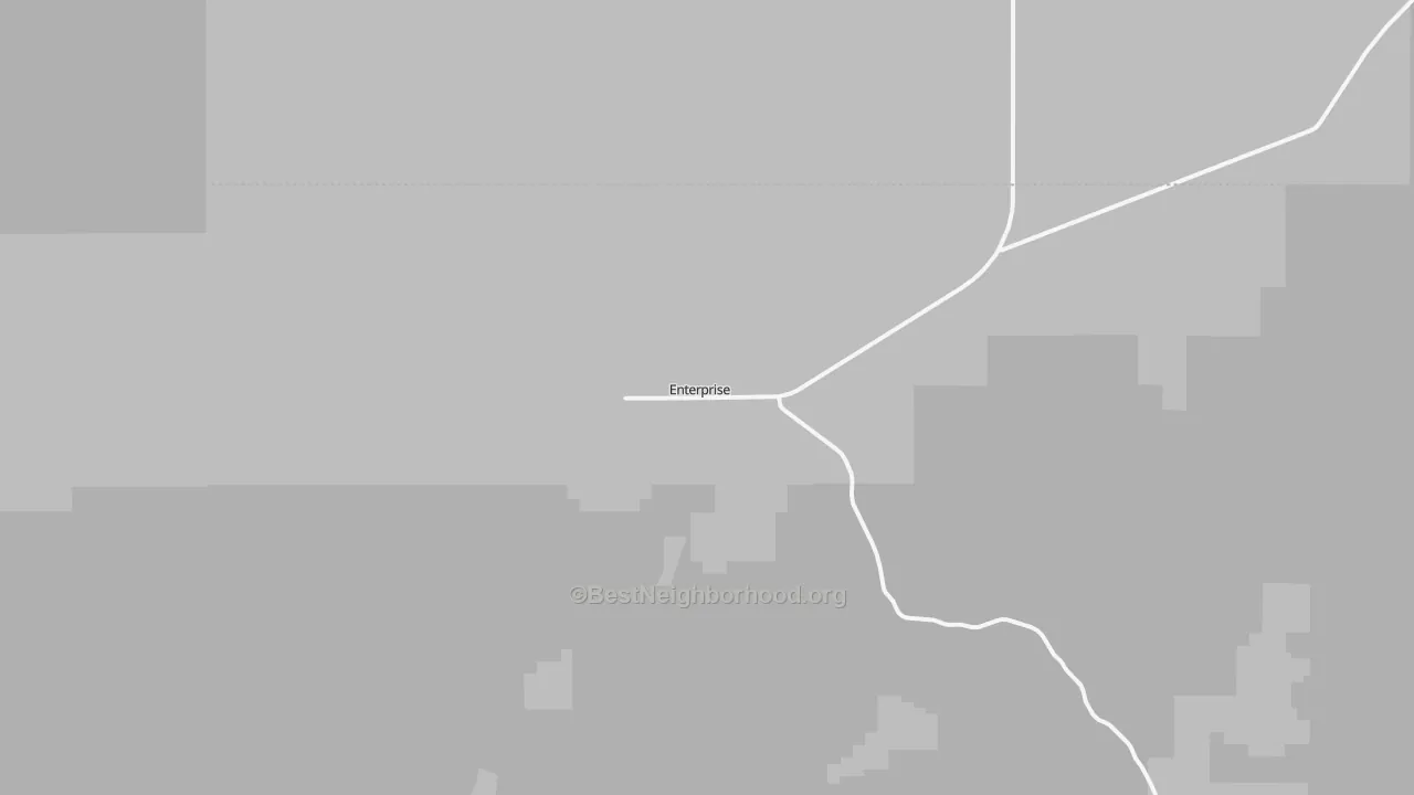 Transit Grade map of Enterprise, UT