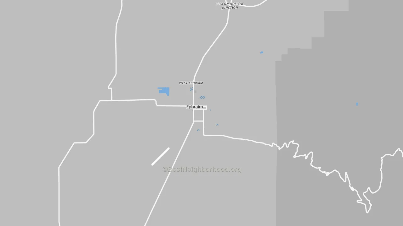 Transit Grade map of Ephraim, UT
