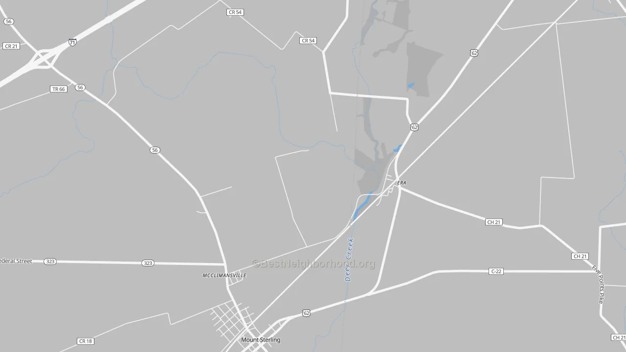Transit Grade map of Era, OH