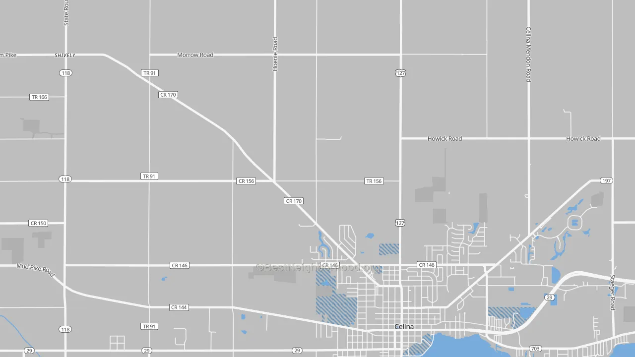 Transit Grade map of Erastus, OH