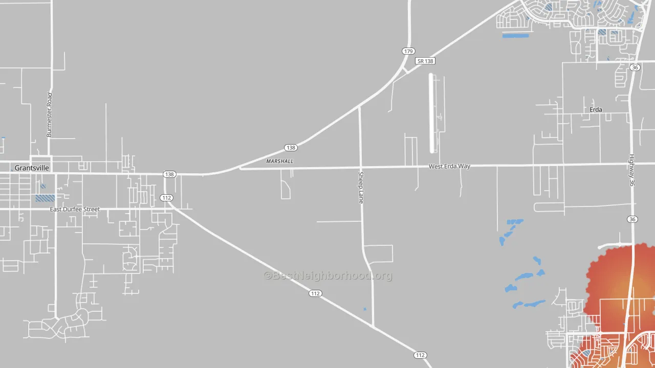 Transit Grade map of Erda, UT