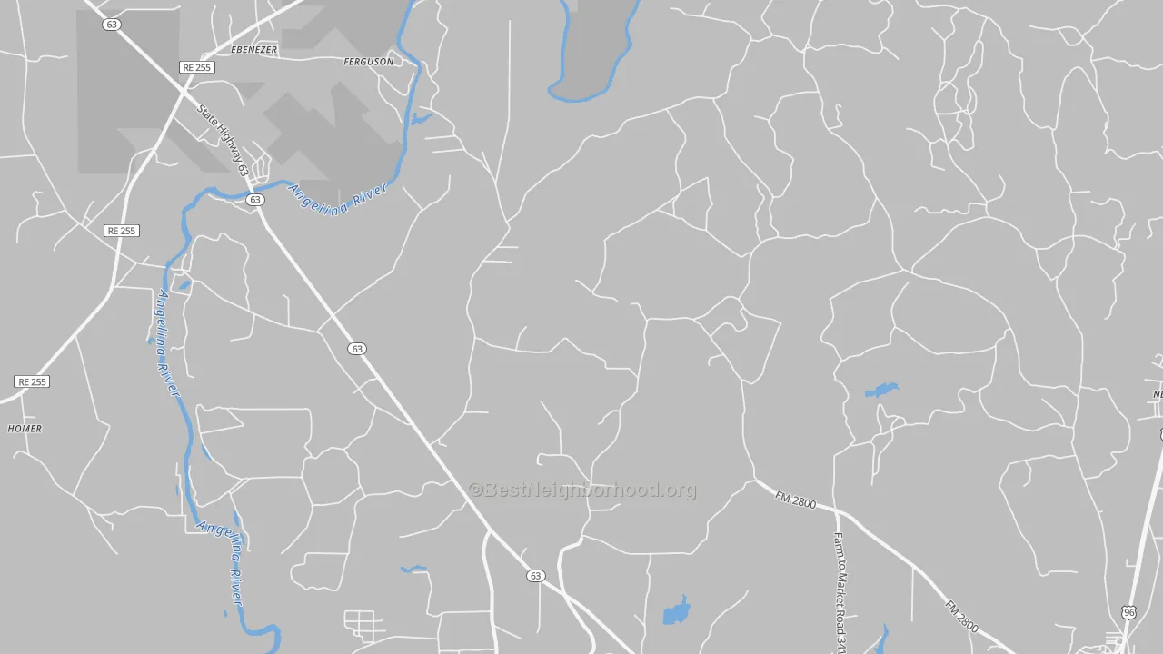 Transit Grade map of Erin, TX