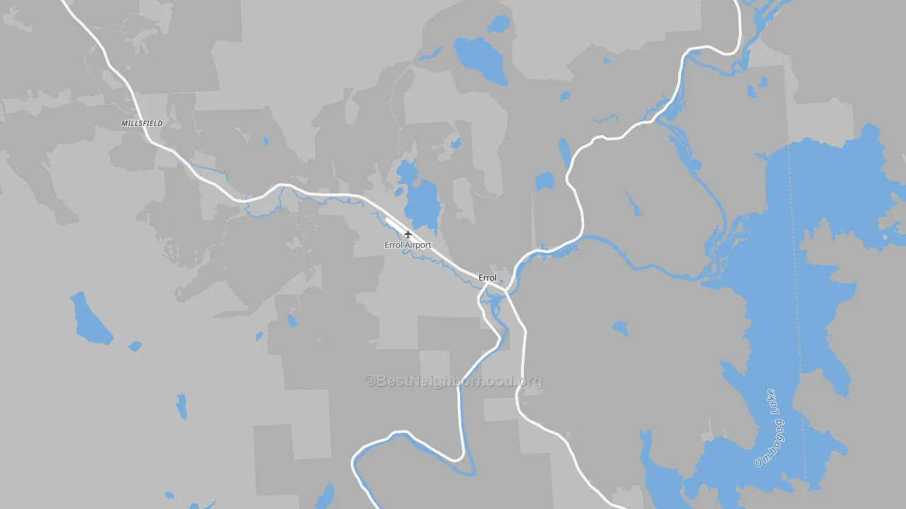 Transit Grade map of Errol, NH