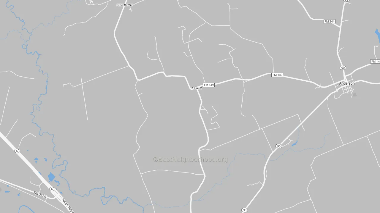 Transit Grade map of Erwin, TX