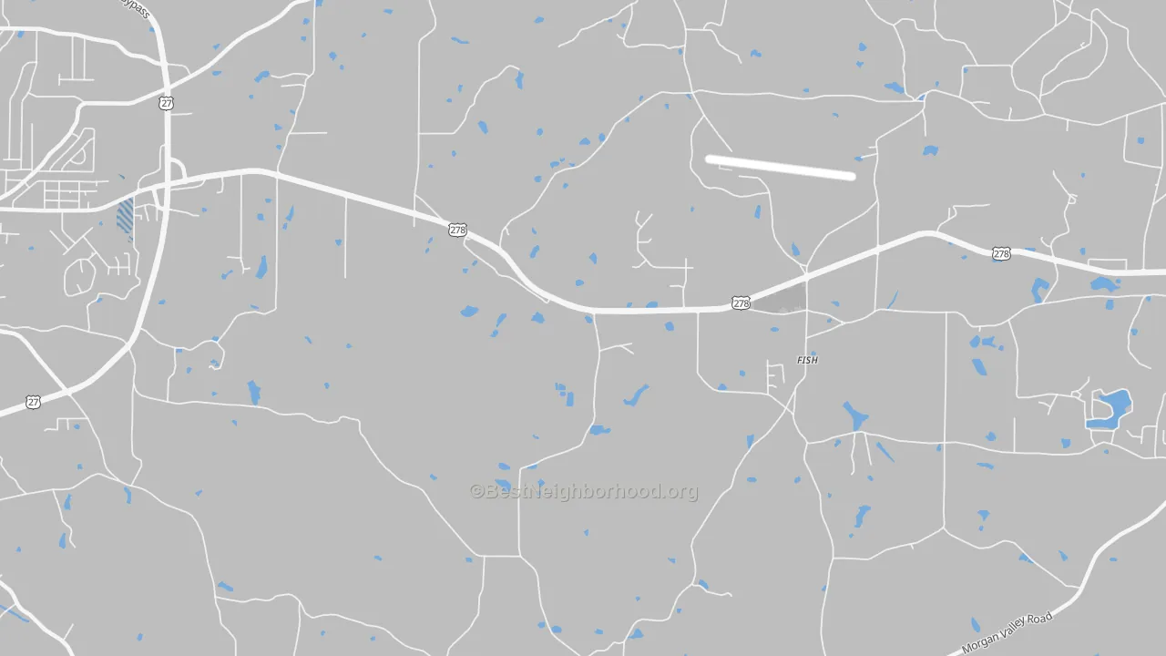 Transit Grade map of Esom Hill, GA