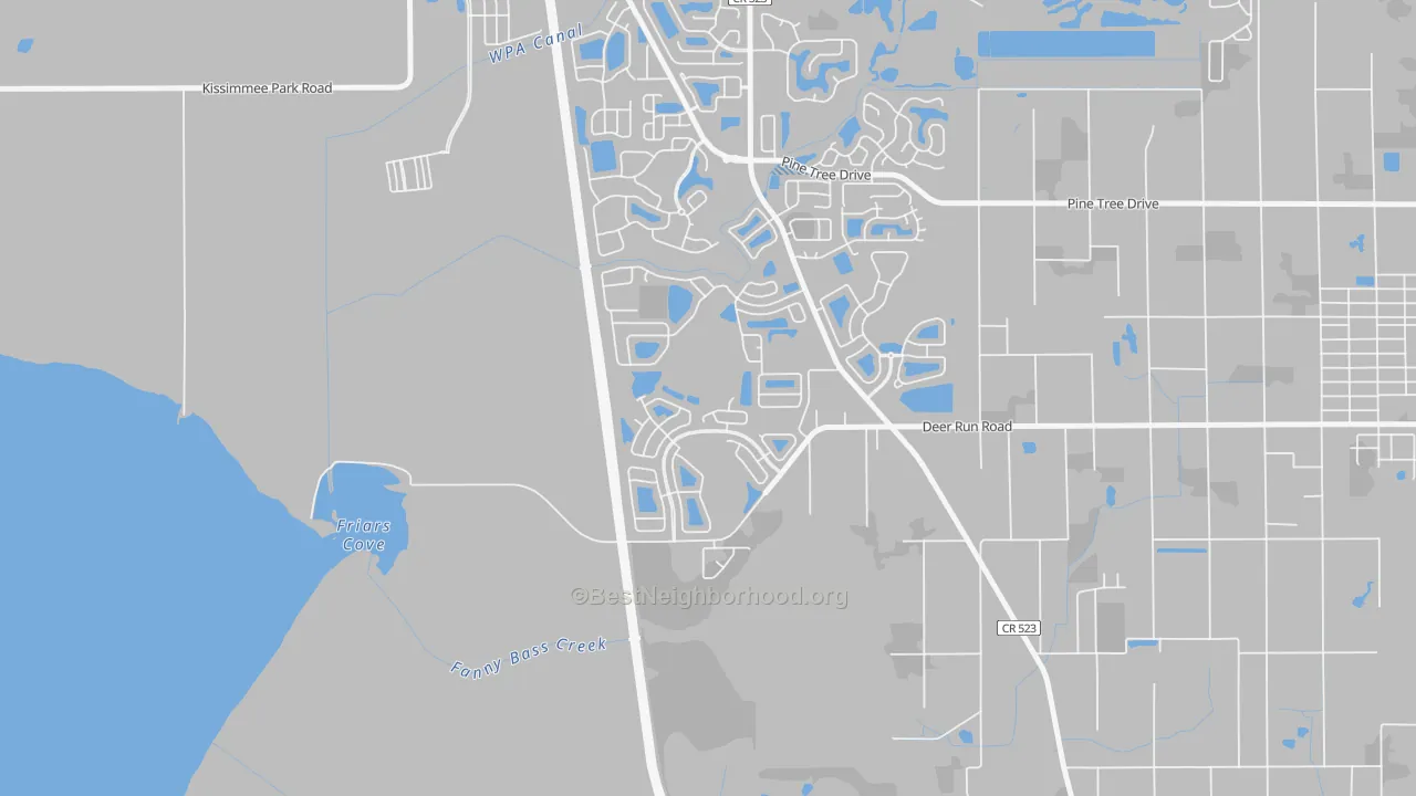 Transit Grade map of Esprit, St. Cloud, FL