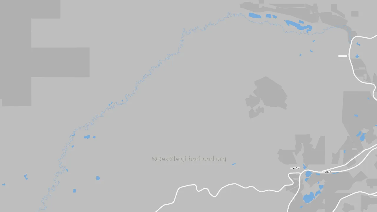 Transit Grade map of Ester, AK