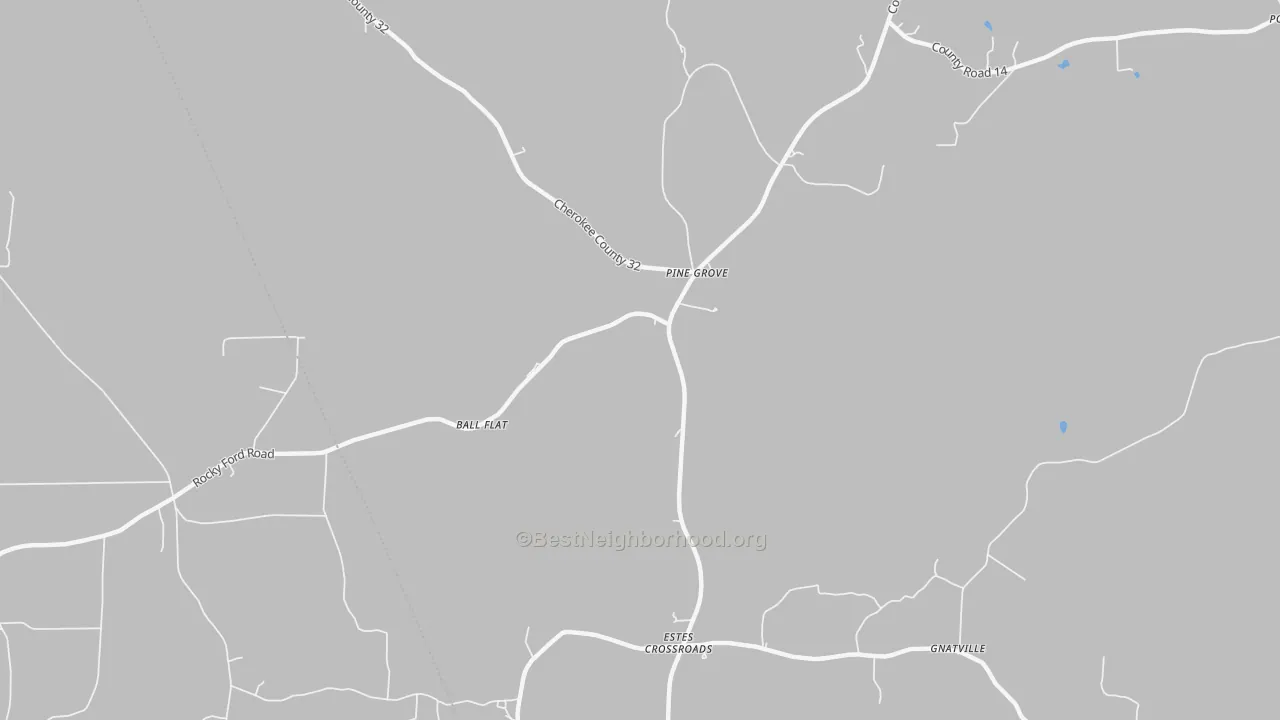 Transit Grade map of Estes Crossroads, AL