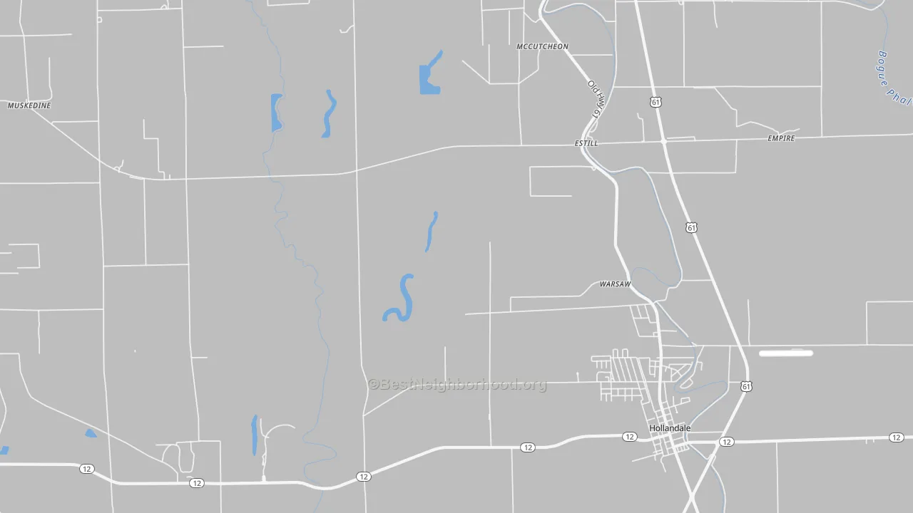Transit Grade map of Estill, MS