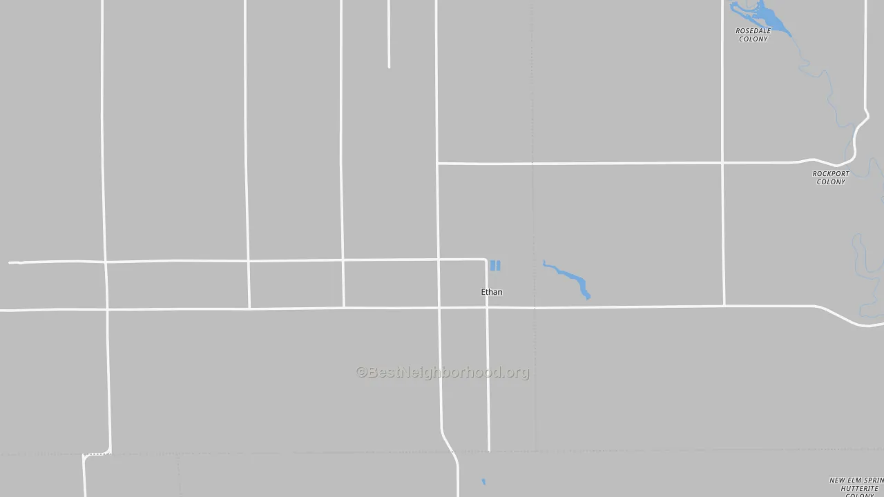 Transit Grade map of Ethan, SD