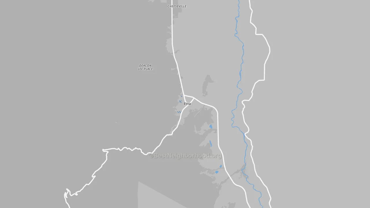 Transit Grade map of Etna, CA