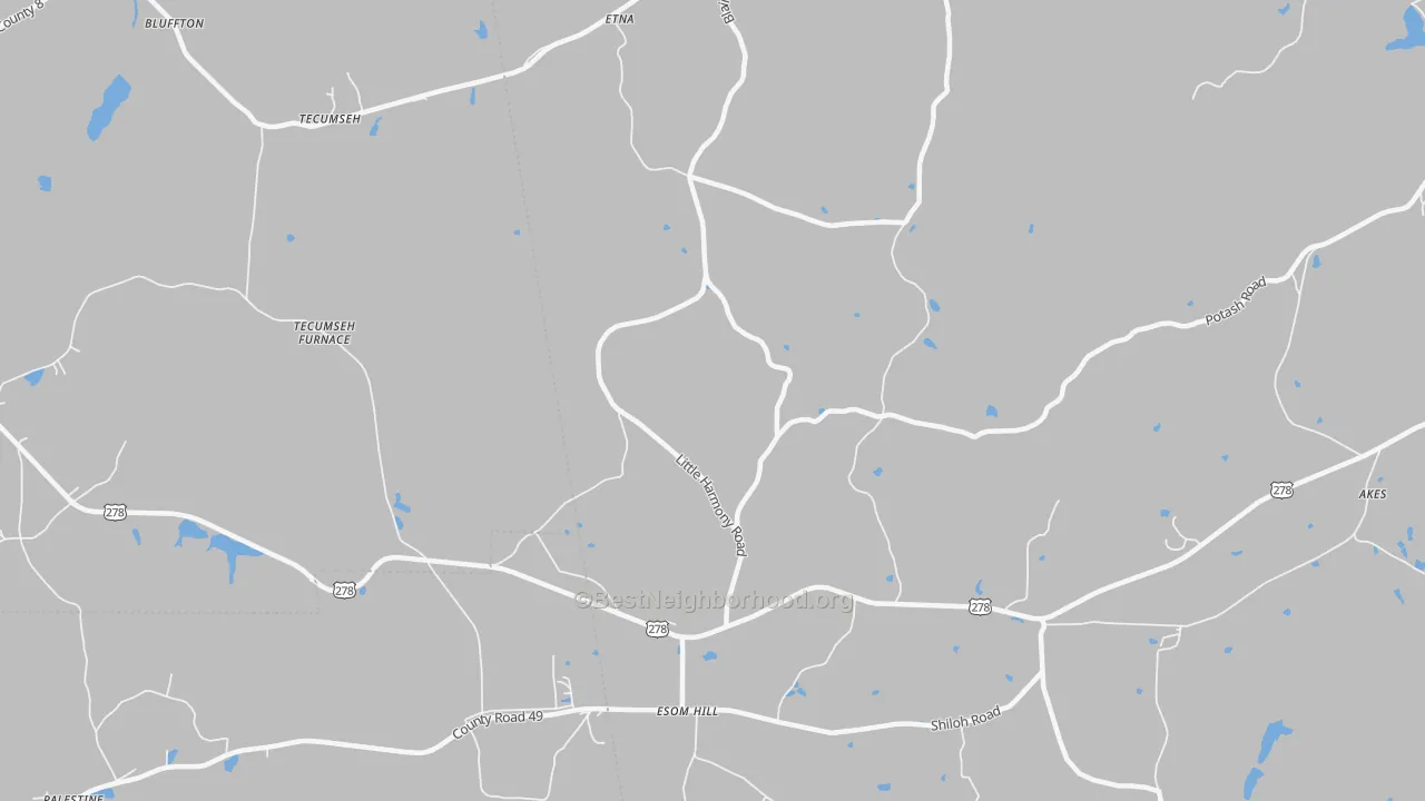 Transit Grade map of Etna, GA