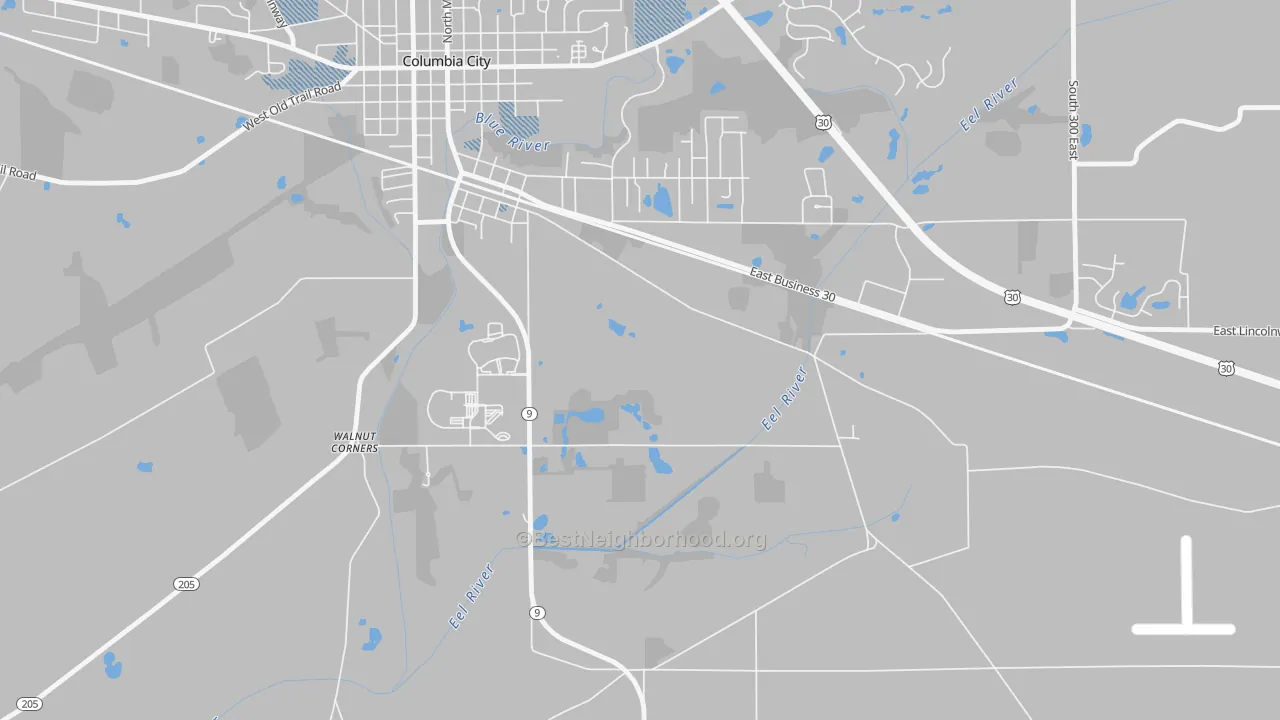 Transit Grade map of Etna, IN