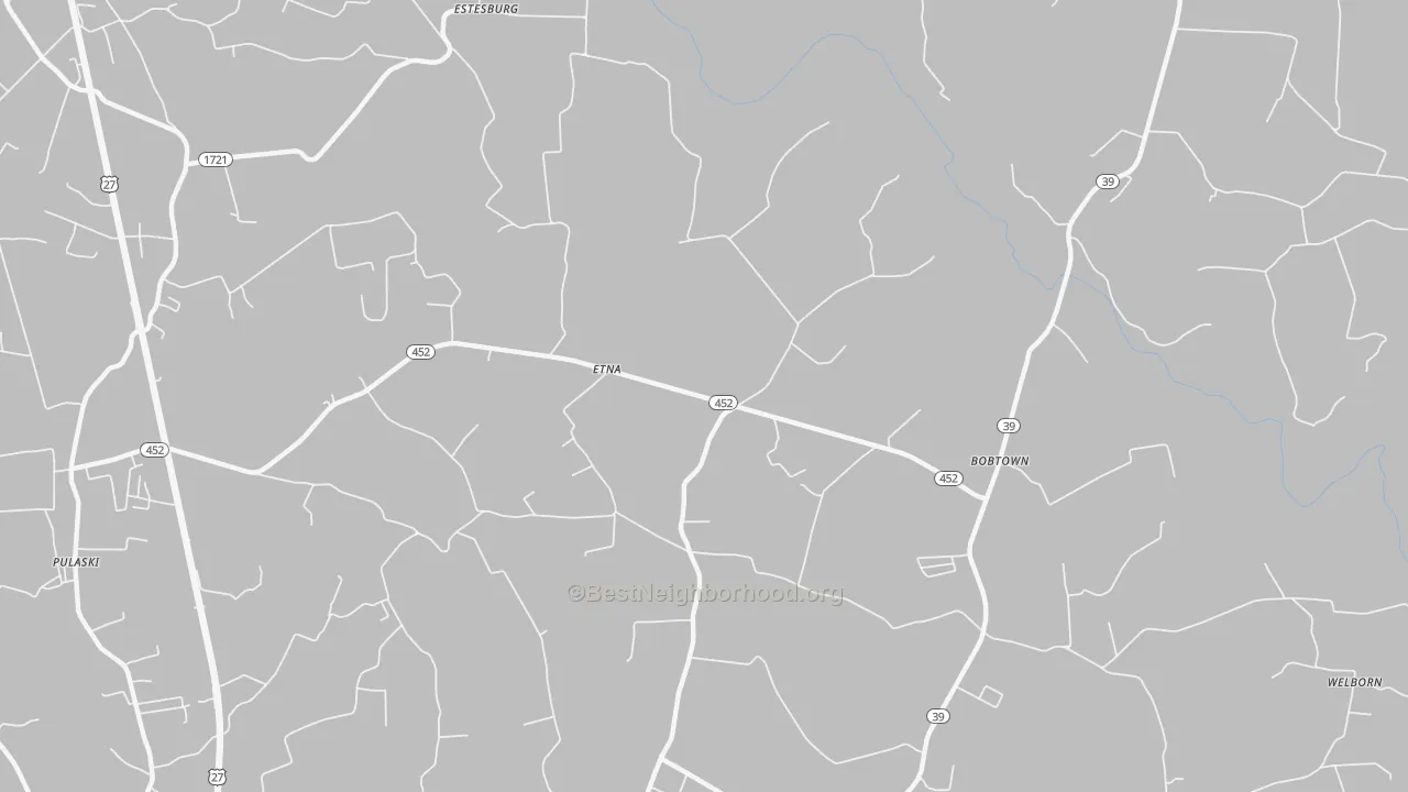 Transit Grade map of Etna, KY
