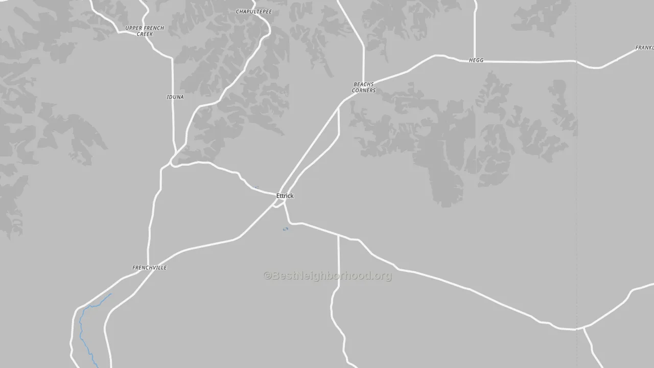Transit Grade map of Ettrick, WI