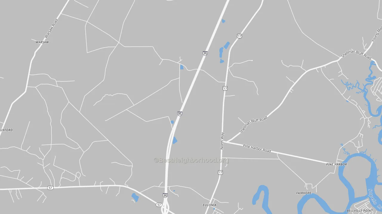 Transit Grade map of Eulonia, GA