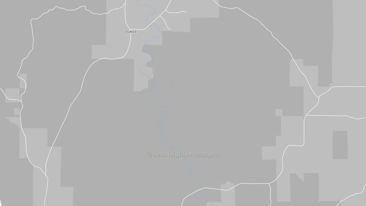 Transit Grade map of Eunice, MS