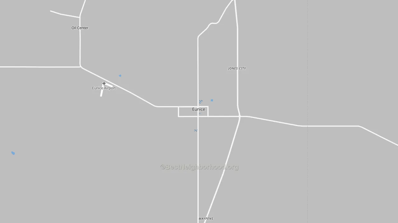 Transit Grade map of Eunice, NM
