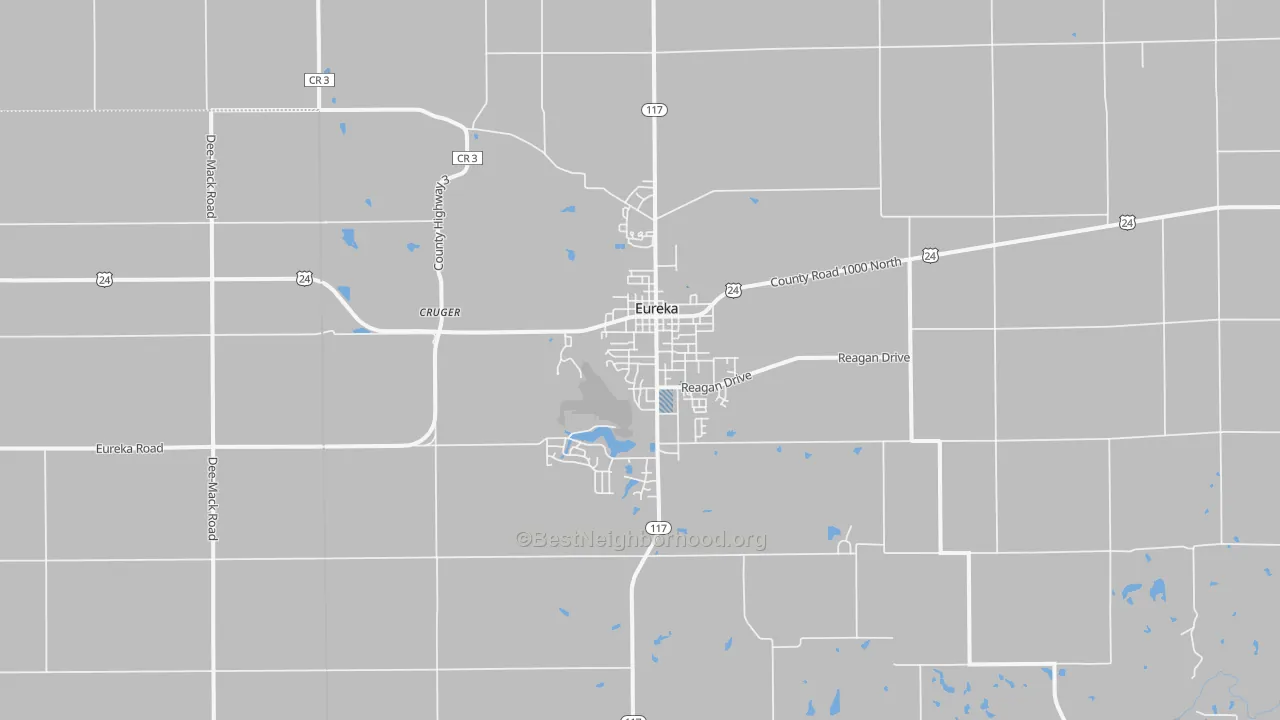 Transit Grade map of Eureka, IL