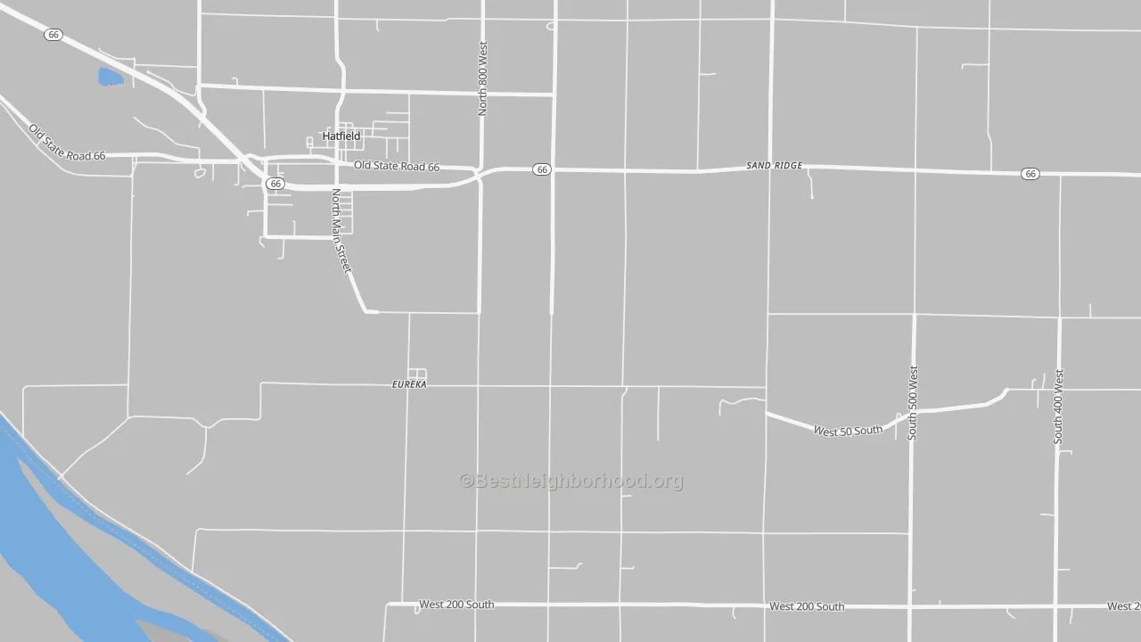 Transit Grade map of Eureka, IN