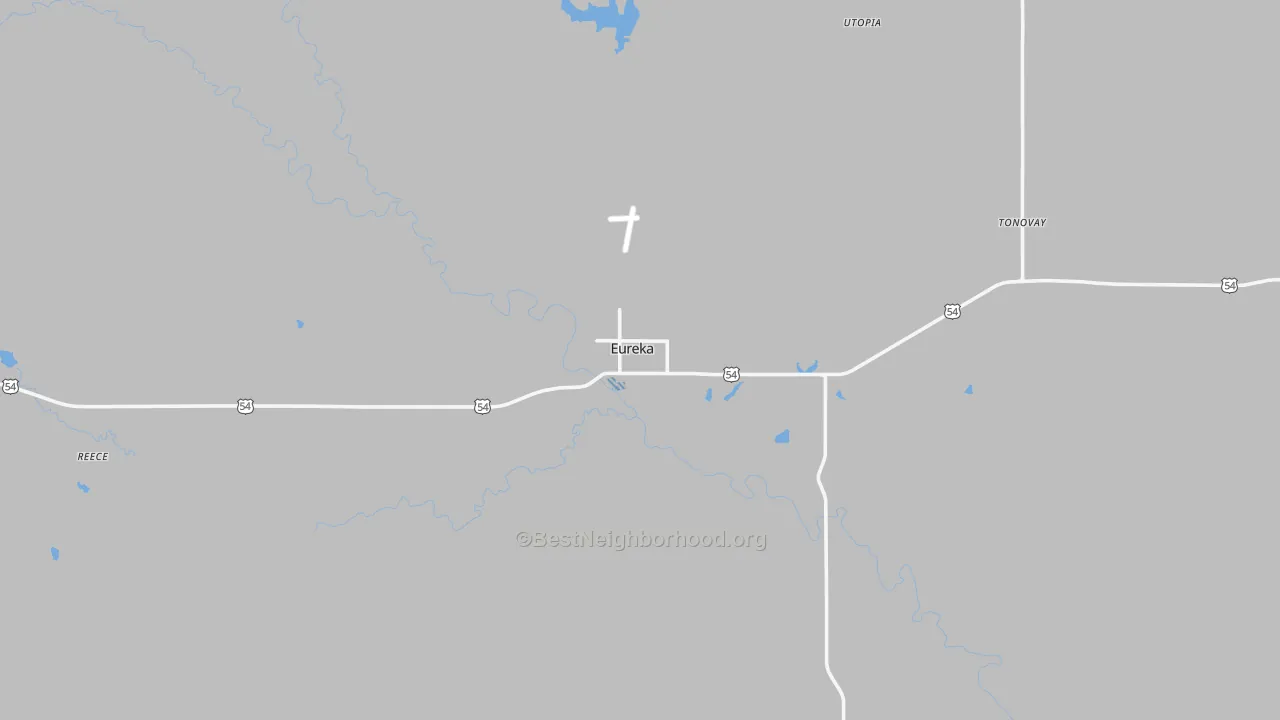 Transit Grade map of Eureka, KS
