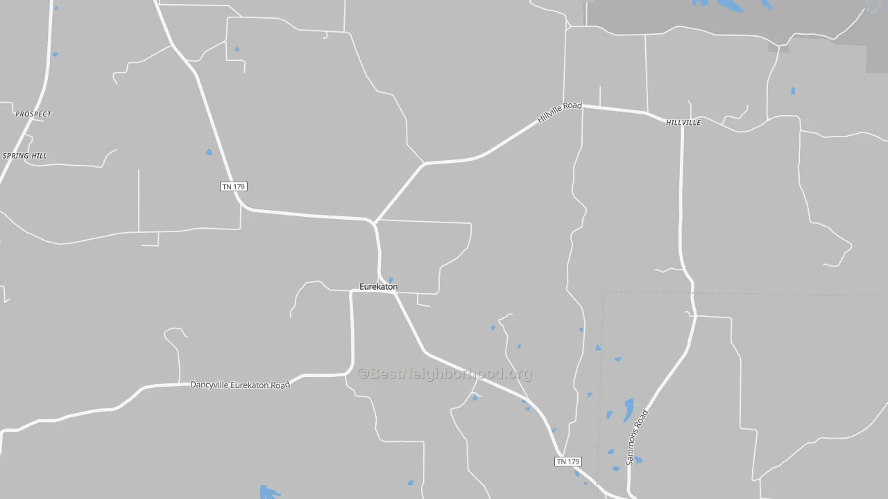 Transit Grade map of Eurekaton, TN