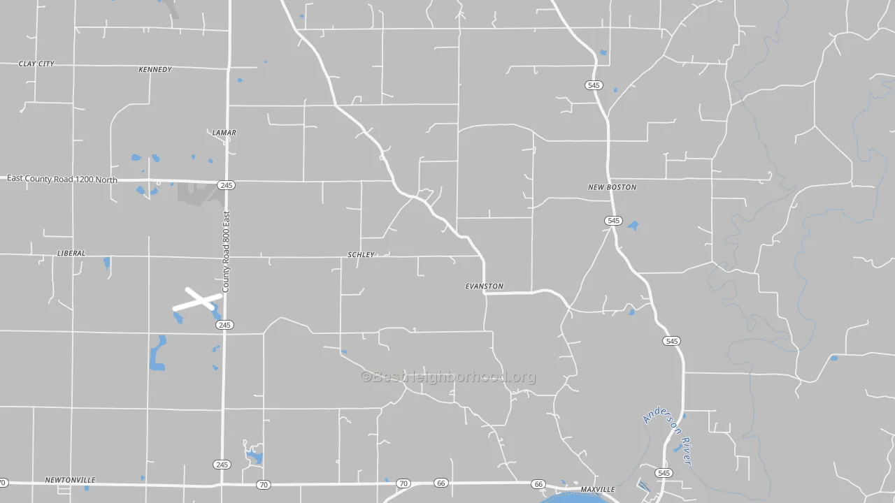 Transit Grade map of Evanston, IN