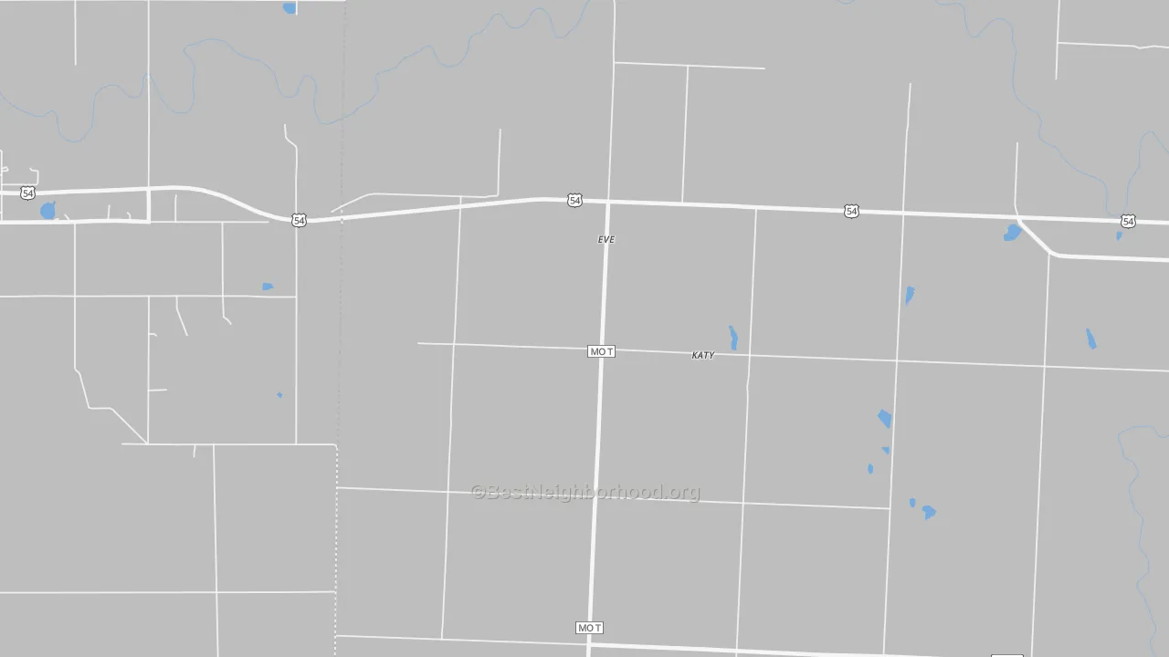 Transit Grade map of Eve, MO