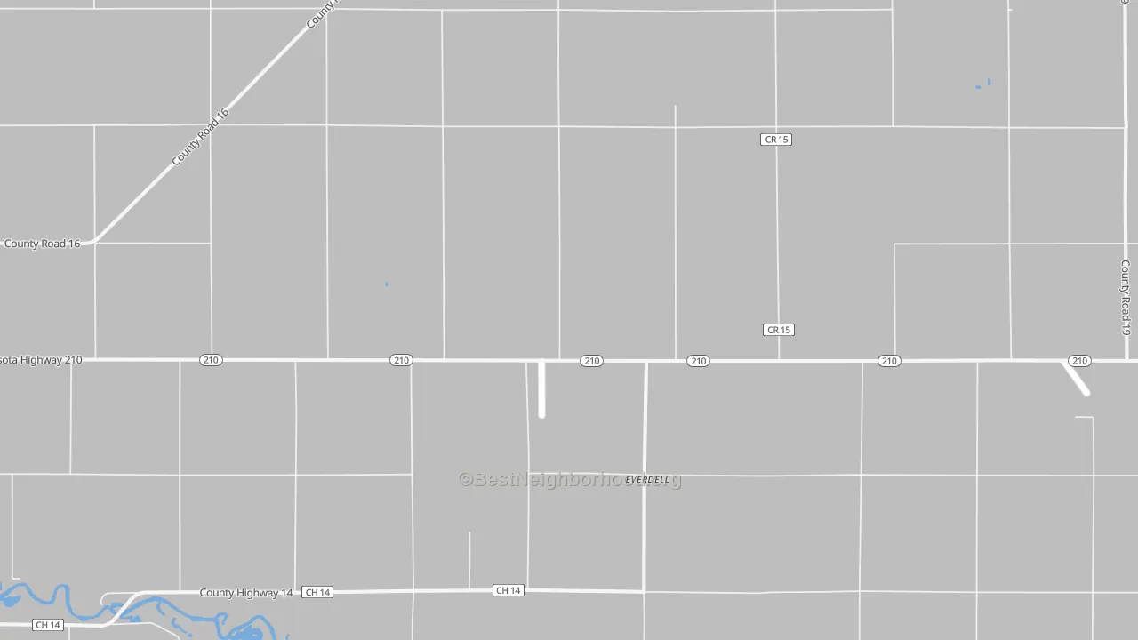 Transit Grade map of Everdell, MN