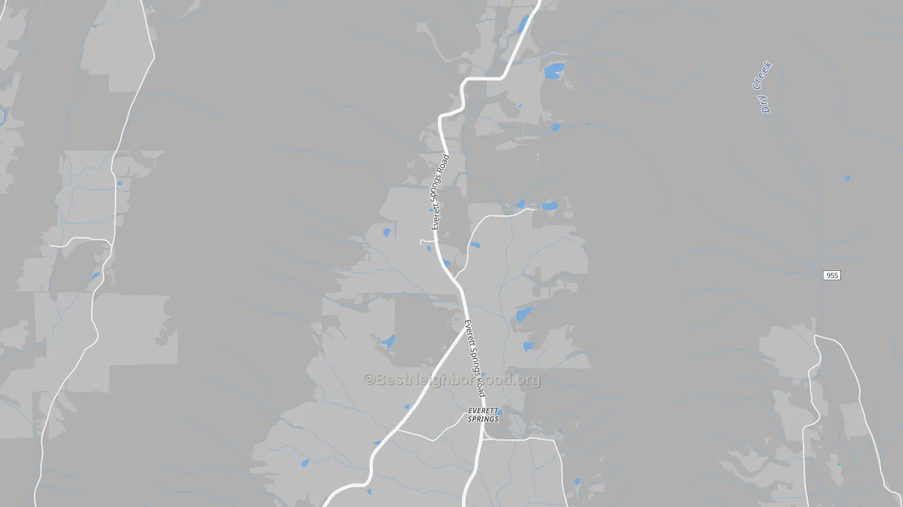Transit Grade map of Everett Springs, GA