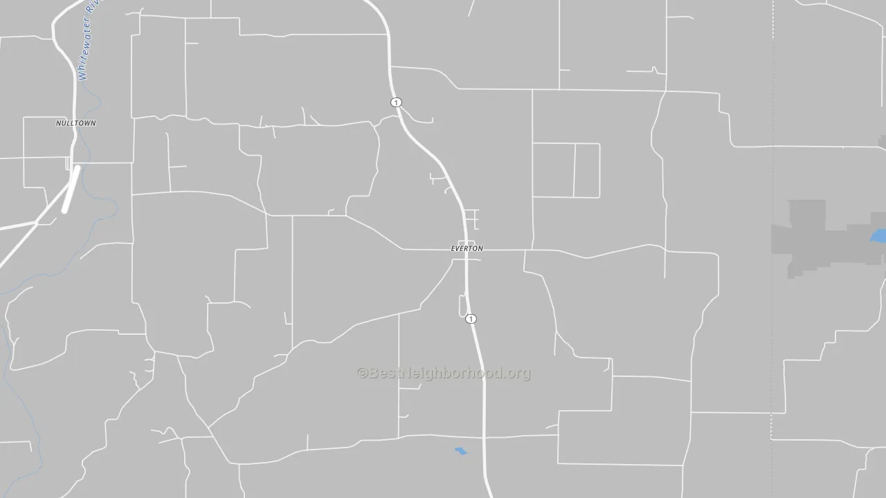 Transit Grade map of Everton, IN