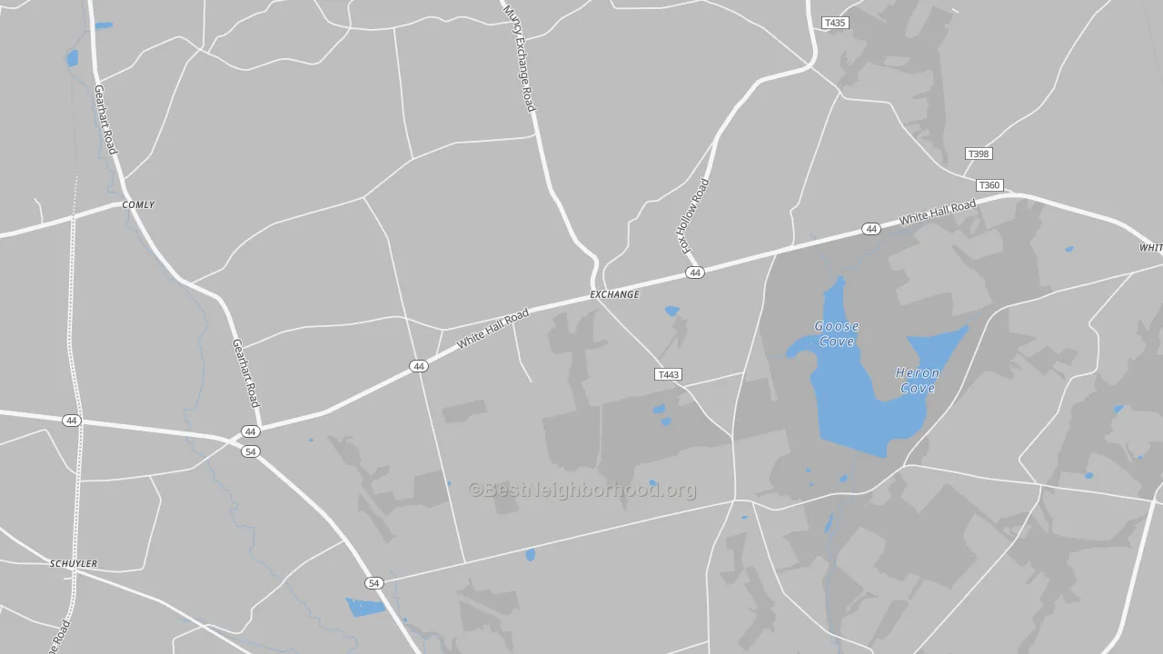 Transit Grade map of Exchange, PA