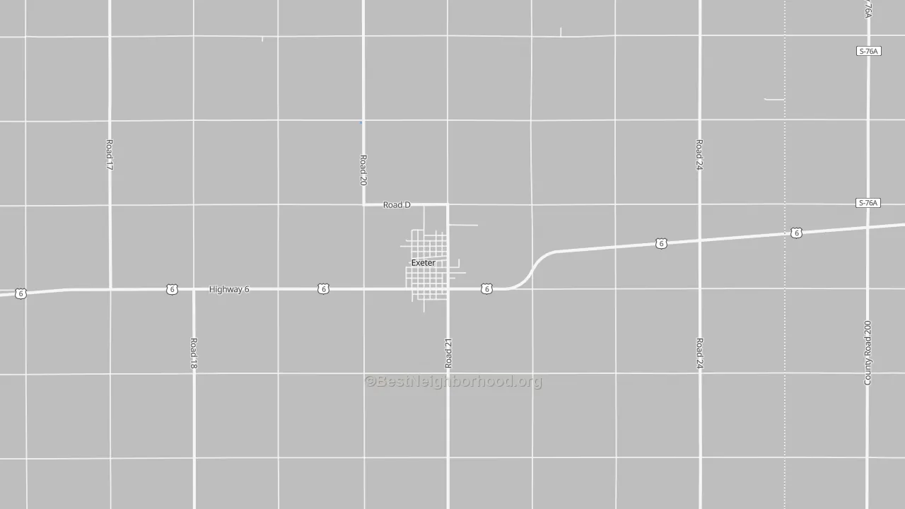 Transit Grade map of Exeter, NE