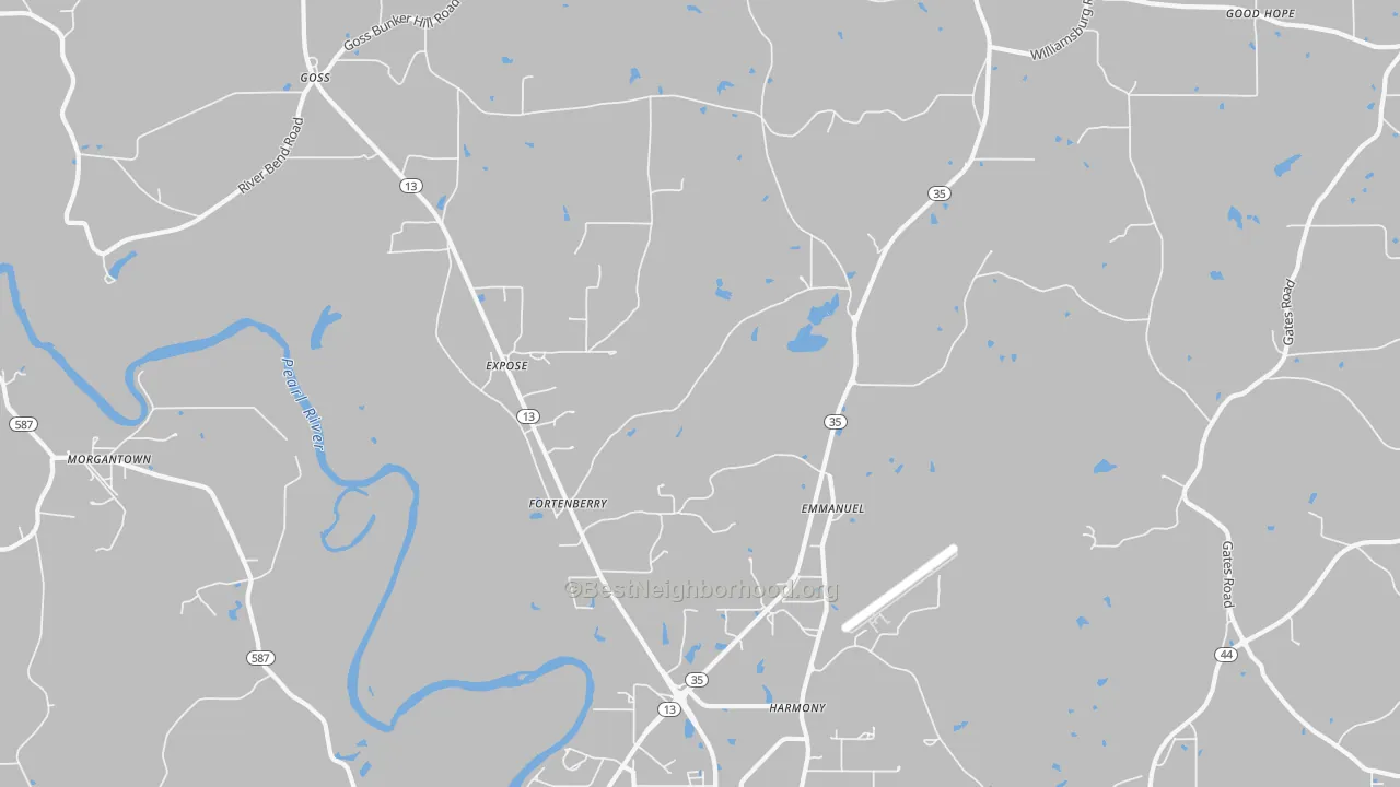 Transit Grade map of Expose, MS